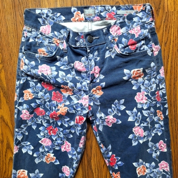 Citizens Of Humanity Mandy High Waisted Retro Slim Roll Up Jeans Size 25 USA B23 - Picture 4 of 13